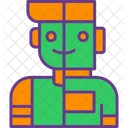 Humanoid Ai Earning Robot Icon