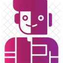 Humanoid Ai Earning Robot Icon