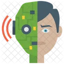 Humanoid Robot Face Humanoid Artificial Intelligence Icon