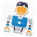 Humanoide Robot Robotica Icon