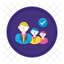 Humans Resources Selection Procedure Job Hiring Icon