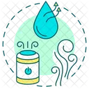 Humidificadores y vaporizadores de aire.  Icono