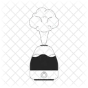 Humidifier Steam Releasing Icon