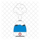 Humidifier Steam Releasing Icon