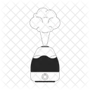 Humidifier Steam Releasing Icon