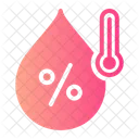 Humidity Water Drop Climate Icon
