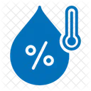 Humidity Water Drop Climate Icon