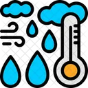 Humidity Moisture In The Air Atmospheric Humidity Icon