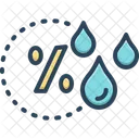 湿度、湿気、湿気 アイコン