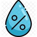 Humidity Temperature Water Drop Icon