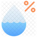 Humidity Percentage Water Icon