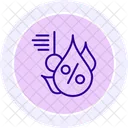 Humidity Line Icon Icon