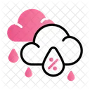 Humidity percentage  Icon