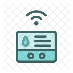 Humidity Sensor Icon - Download in Colored Outline Style