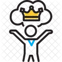 Humility Superiority Demureness Icon