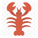 Meeresfruchte Flusskrebse Essen Symbol