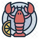 Hummer Krustentiere Schalentiere Symbol
