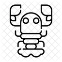 Meeresfruchte Lebensmittel Schalentiere Symbol