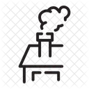 Humo Shimney Contaminacion Fabrica Icono