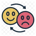 Humor Swing Bipolar Icon