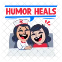 Humour Heals Laughing Happy Icon