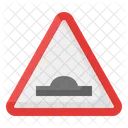 Hump Speed Bump Warning Icon