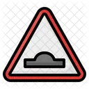 Hump Speed Bump Warning Icon