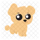 Hund Eckzahne Welpe Symbol