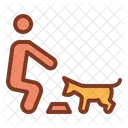 Hund isst  Symbol