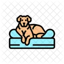 Bett Hund Zucht Symbol