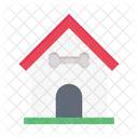 Hundehutte Hund Haus Symbol