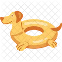 Schwimmspielzeug für Hunde  Symbol