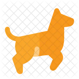 Hund läuft  Symbol