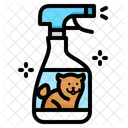 Hundespray Zeckenspray Flohe Haustiergeruchsreiniger Haustier Katze Symbol