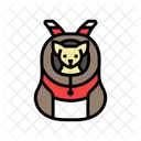 Trager Hund Zucht Symbol
