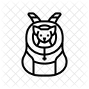 Trager Hund Zucht Symbol