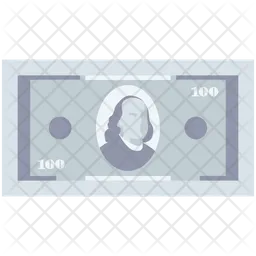 Hundred Dollar Note  Icon