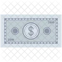 Hundred Dollar Note Hundred Dollar Dollar Note Icon