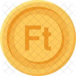 Hungary Forint Coin  Icon