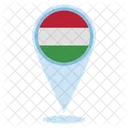Hungary Location  Icon