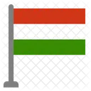 Bandeira Pais Hungria Ícone