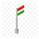 Bandeira Da Hungria Bandeira Pais Ícone