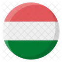 Hungria Hungaro Bandera Icono
