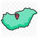 Mundo Pais Cartografia Icon