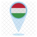 Ubicación de hungría  Icono