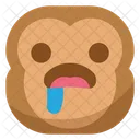 Hungrig Affe Emoji Symbol