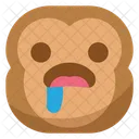 Hungry Monkey Emoji Icon