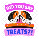 Hungry Dog Treats Pet Icon