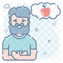 Hungry Starvation Poverty Icon