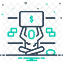 Hungry Money Greedy Beggar Icon